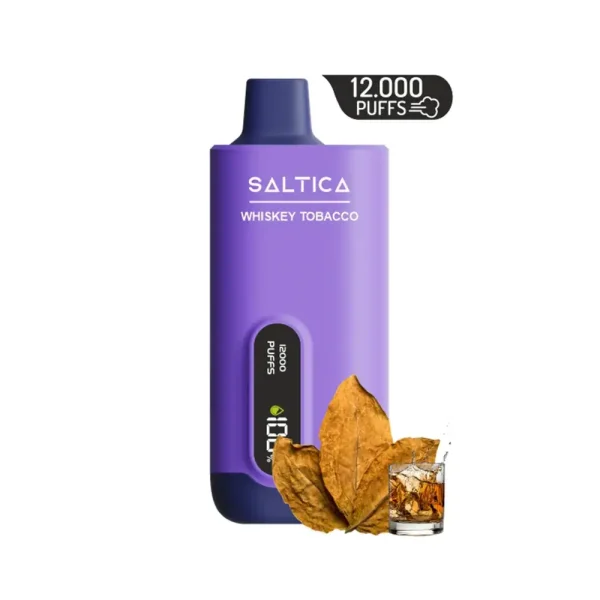 Saltica 12000 Puff Ekranlı Whiskey Tobacco Puff