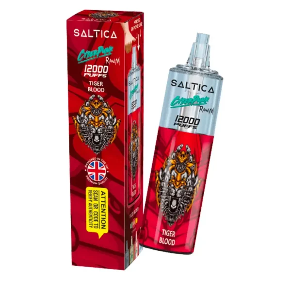 saltica 12000 puff tiger blood