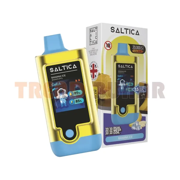 Saltica 20000 Puff Banana ice