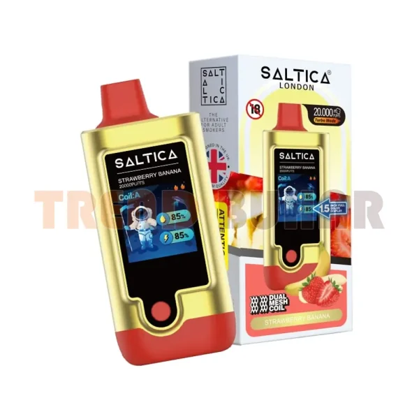 Saltica 20000 Puff Strawberry Banana