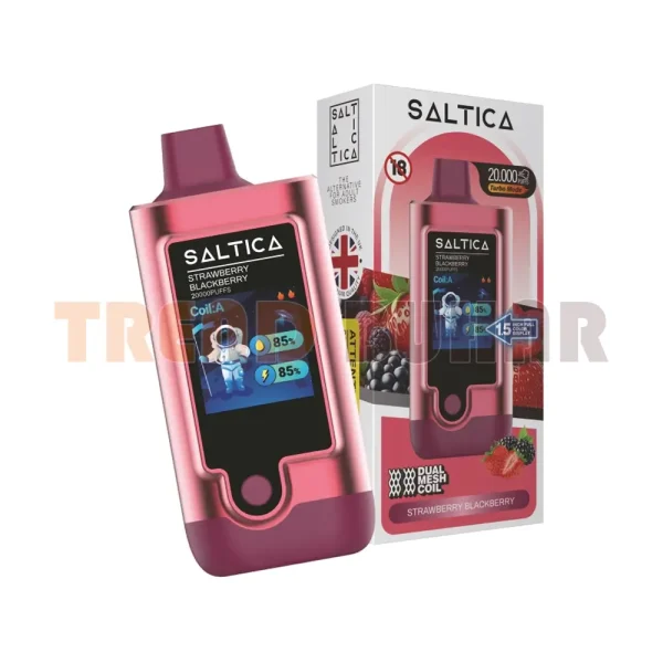 Saltica 20000 Puff Strawberry Blackberry