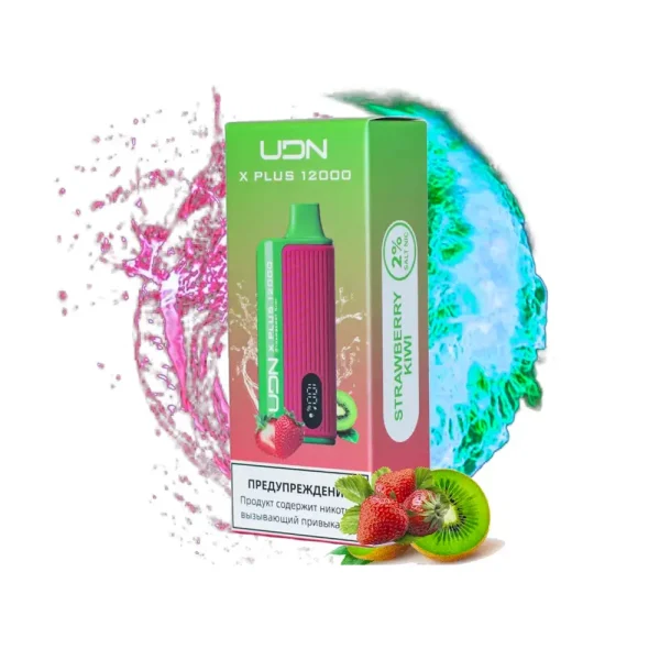 Udn 12000 Puff X Plus Strawberry Kiwi