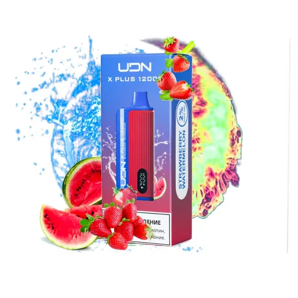 Udn 12000 Puff X Plus Strawberry Watermelon