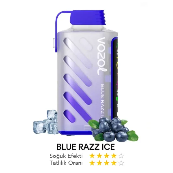 Vozol 20000 Puff Gear Power Blue Razz ice