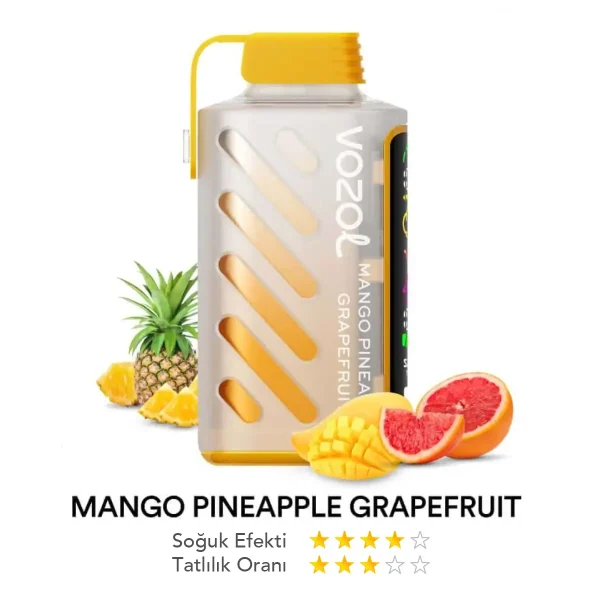 Vozol 20000 Puff Gear Power Mango Pineapple Grapefruit